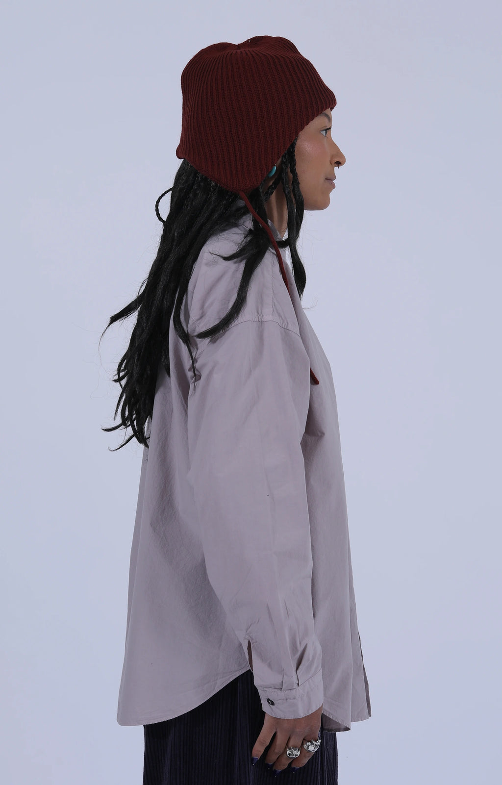 Garment-Dyed Shirt Lilac