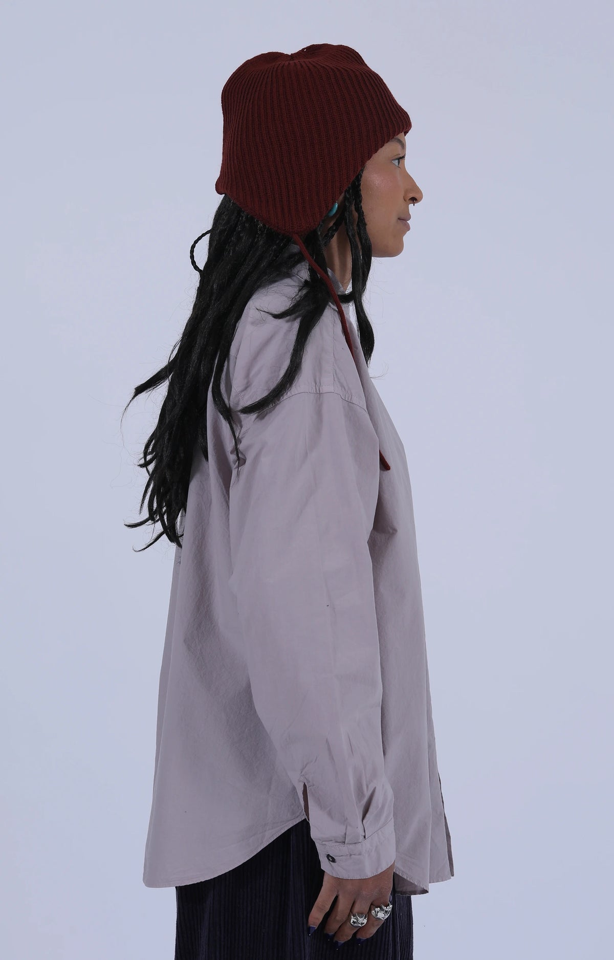 Garment-Dyed Shirt Lilac