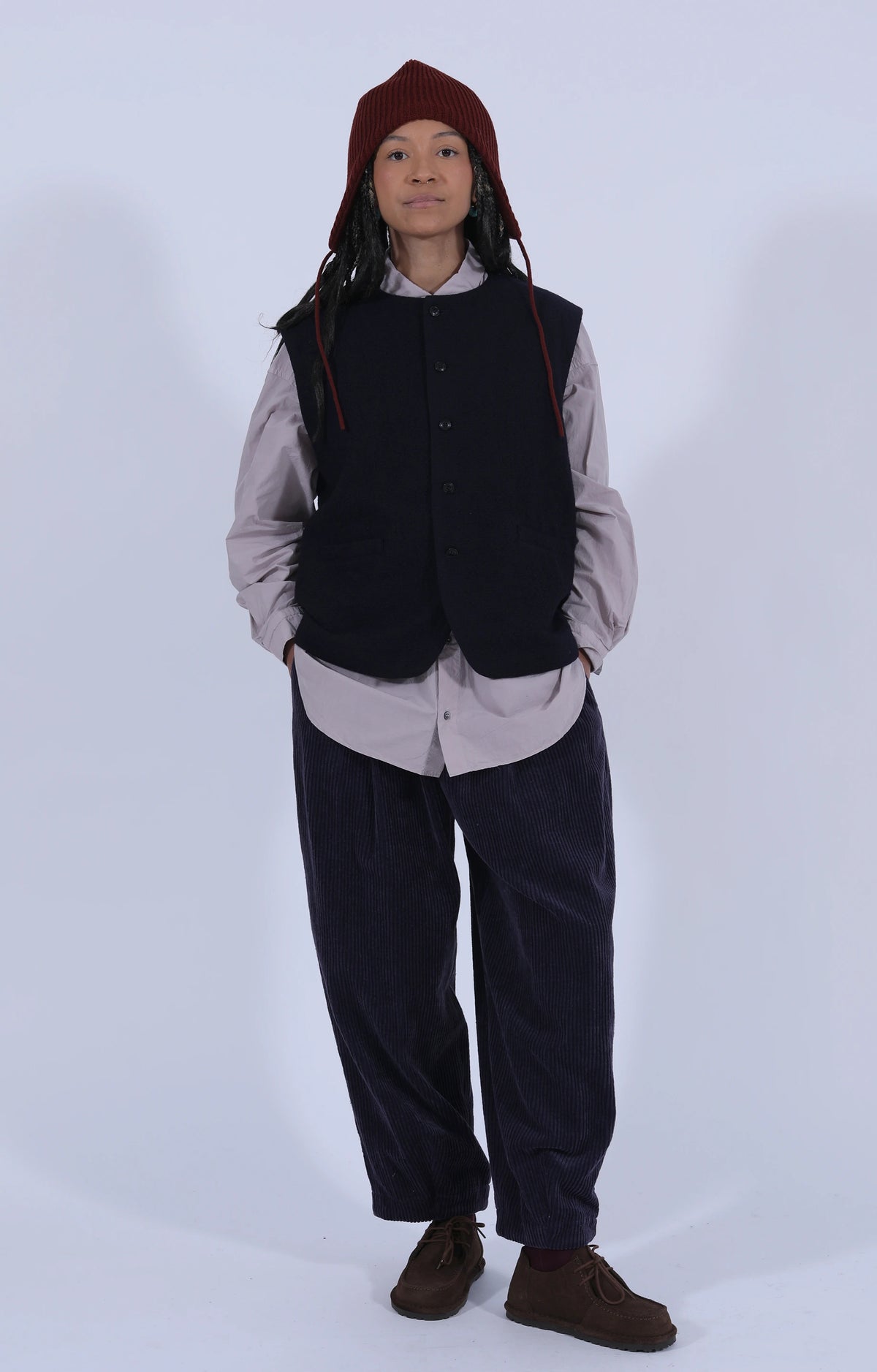 Garment-Dyed Shirt Lilac