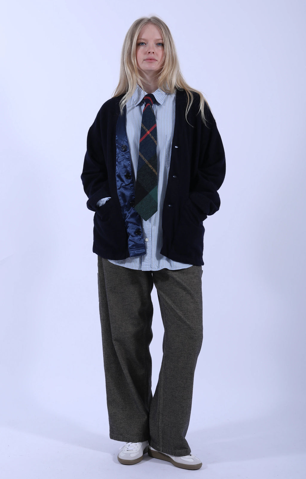 4 Button Cardigan Navy