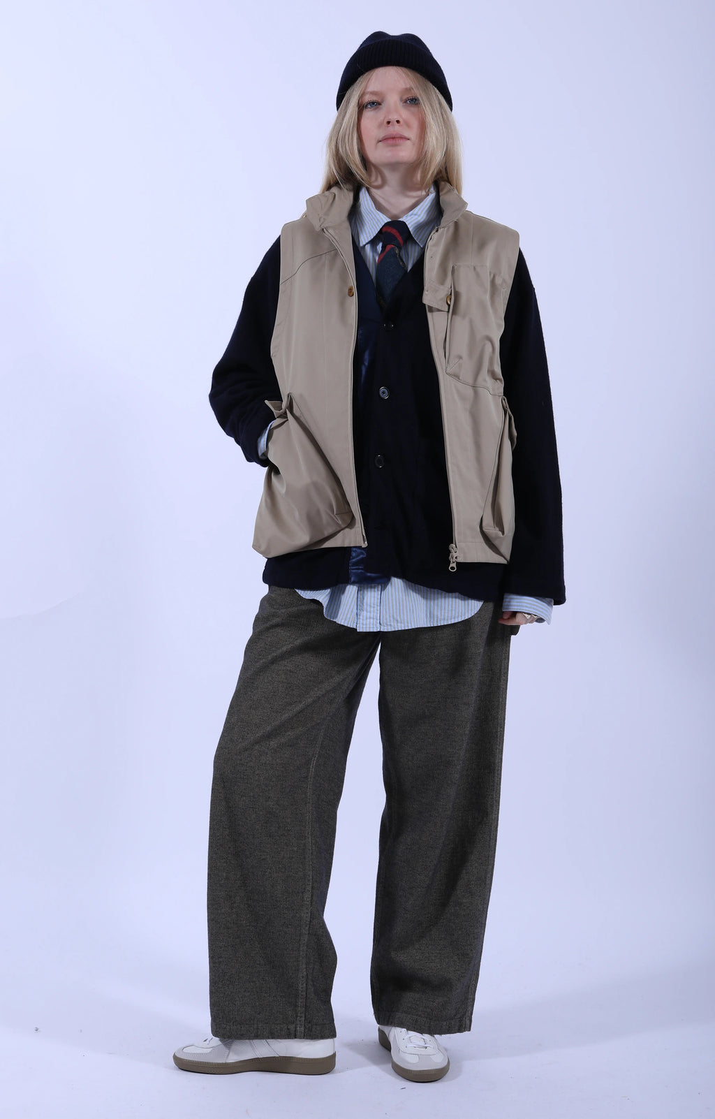 4 Button Cardigan Navy