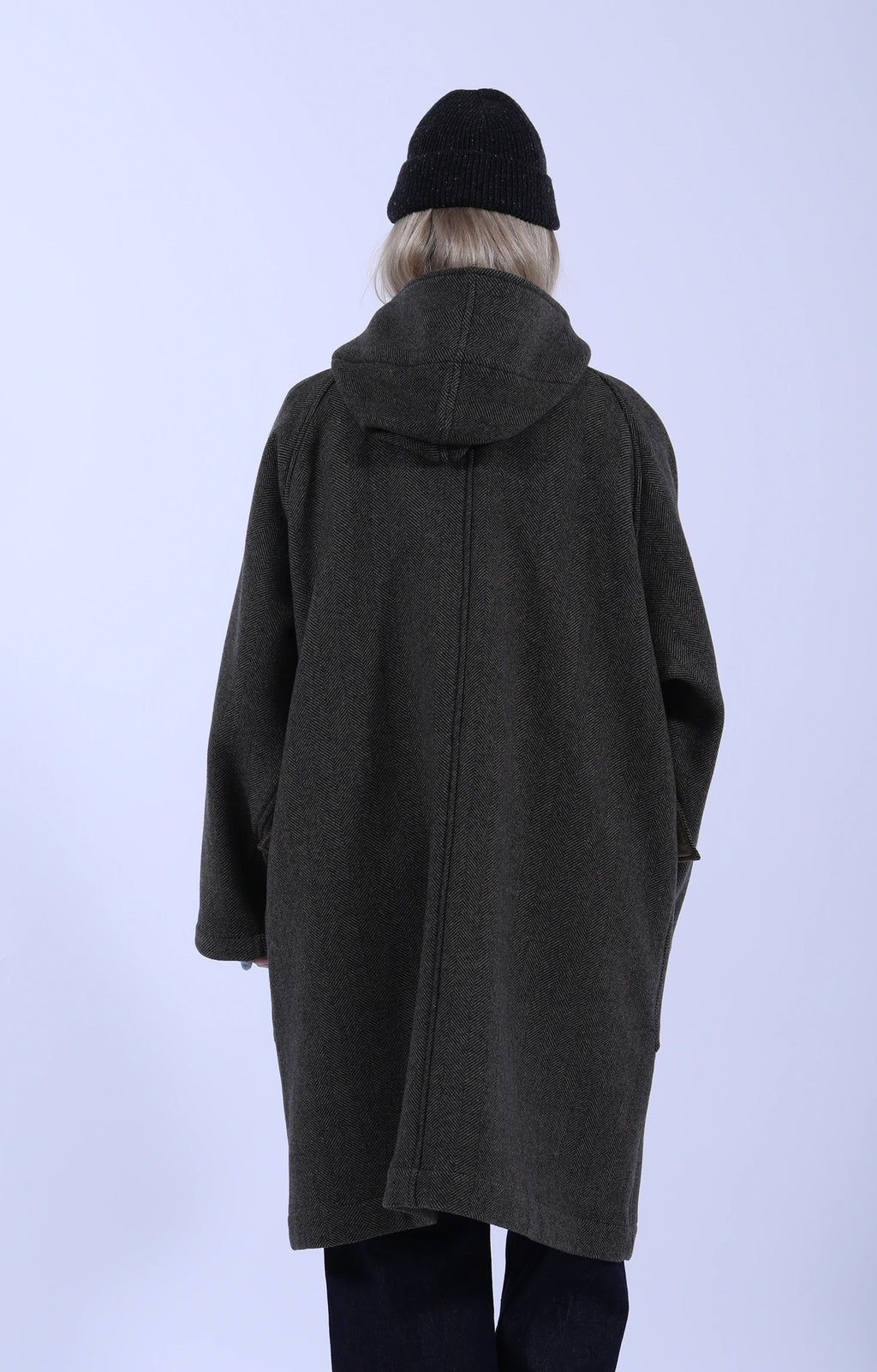 Raglan Hooded Easy Coat