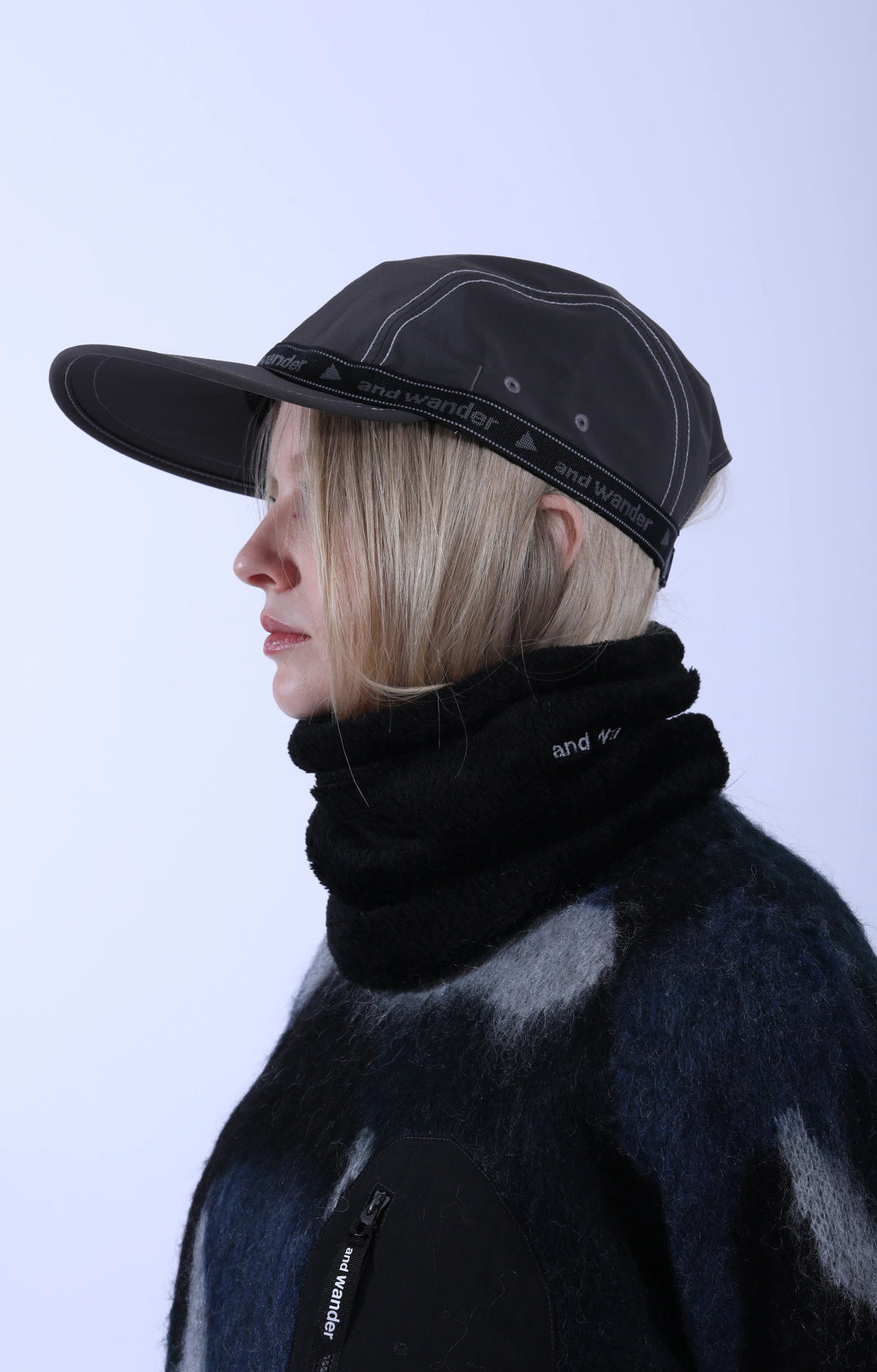 High Loft Fleece Neck Warmer Black