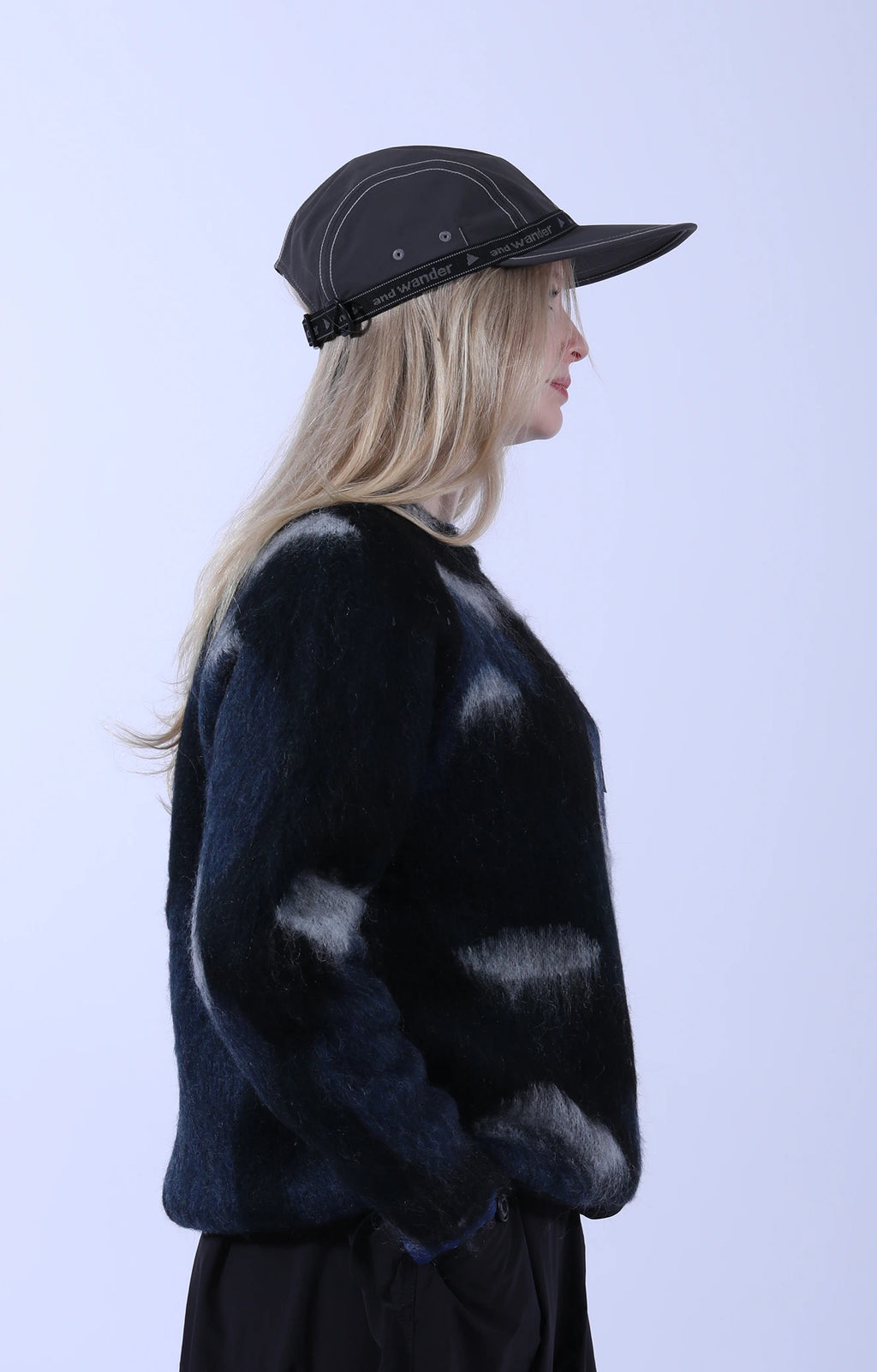 Shaggy Knit Sweater Black