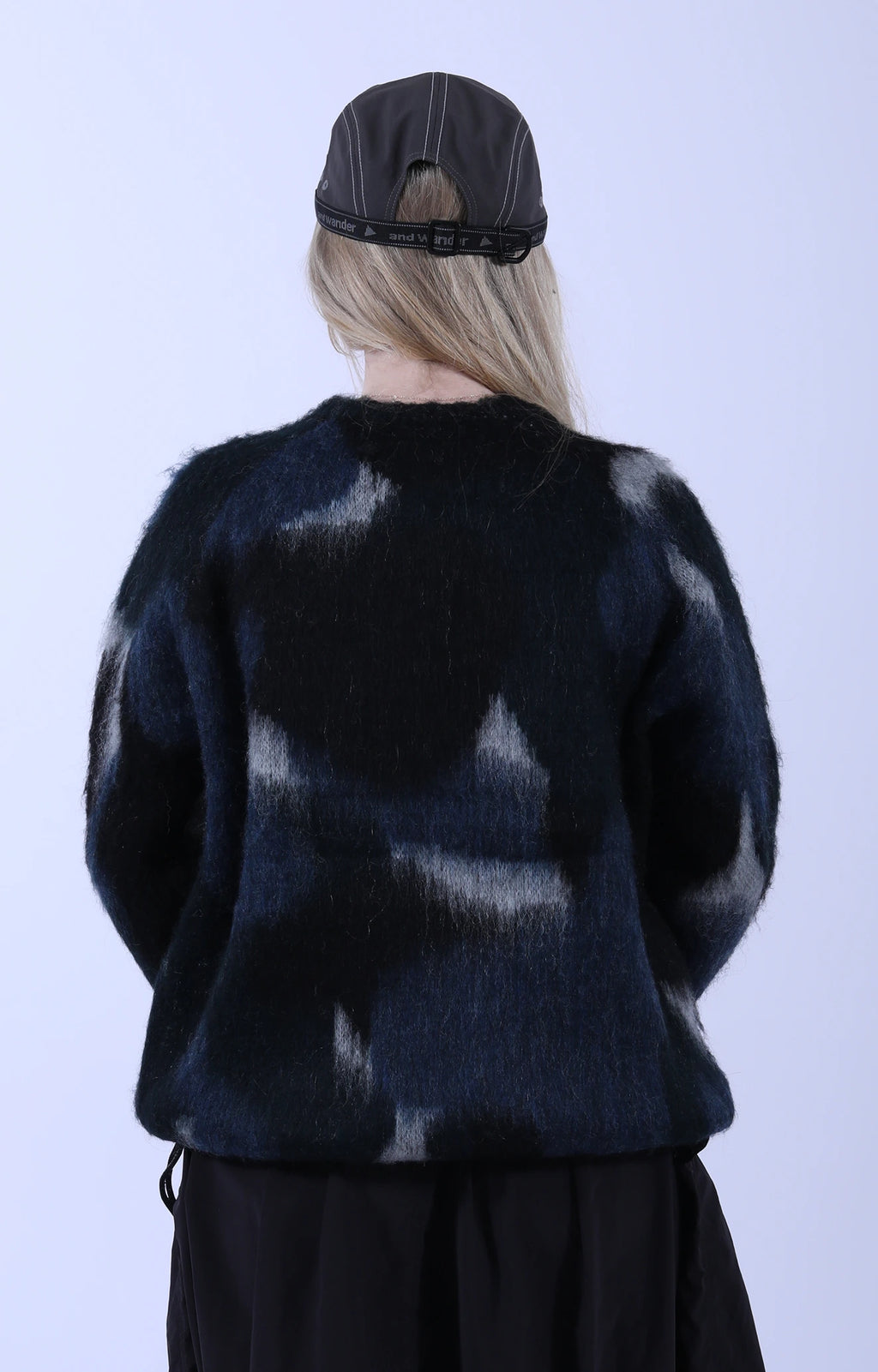 Shaggy Knit Sweater Black