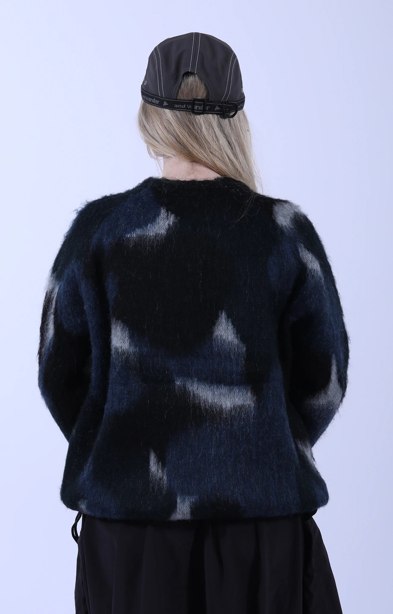 Shaggy Knit Sweater Black