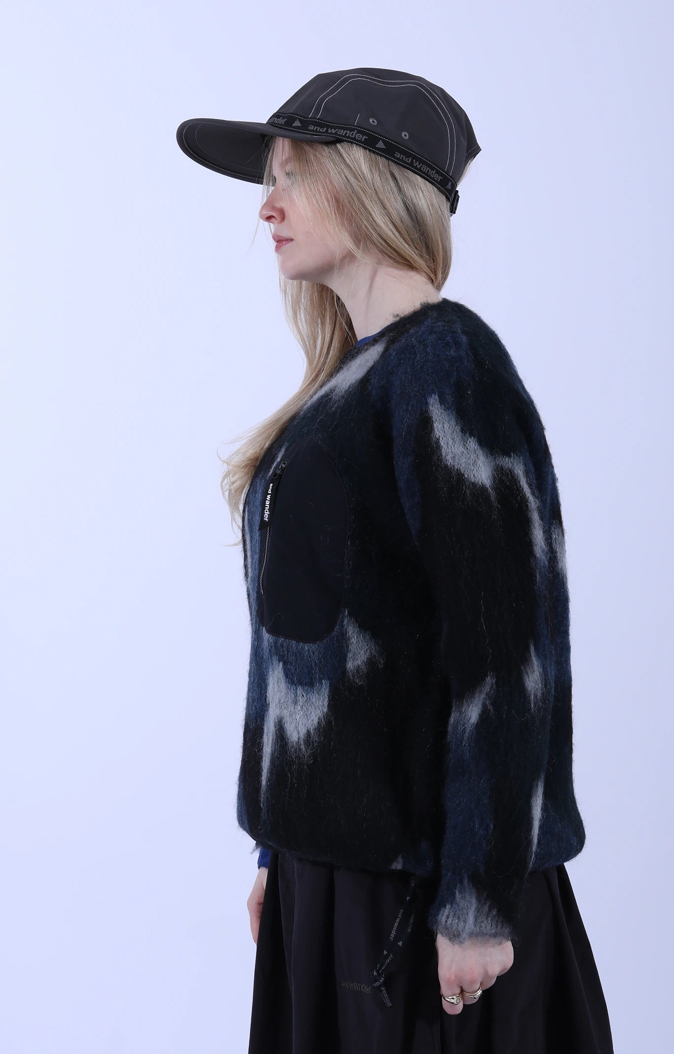 Shaggy Knit Sweater Black