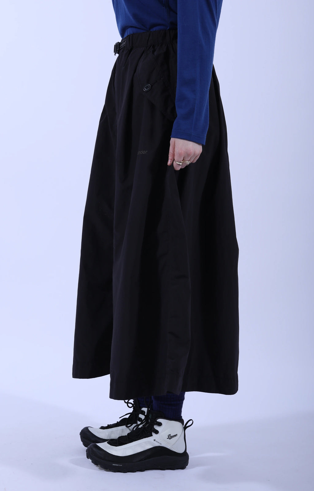 Oversized Cargo Skirt Black