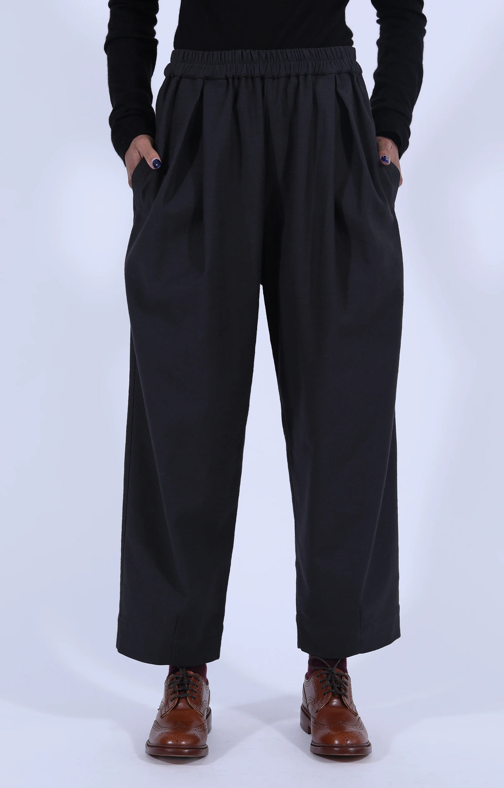 Dark Grey Pants W/Pleats