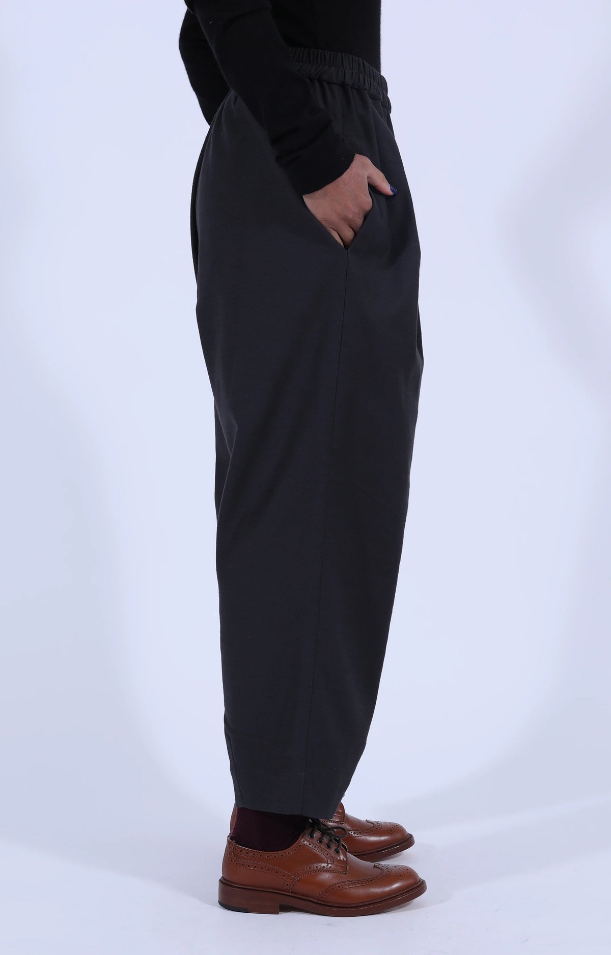 Dark Grey Pants W/Pleats