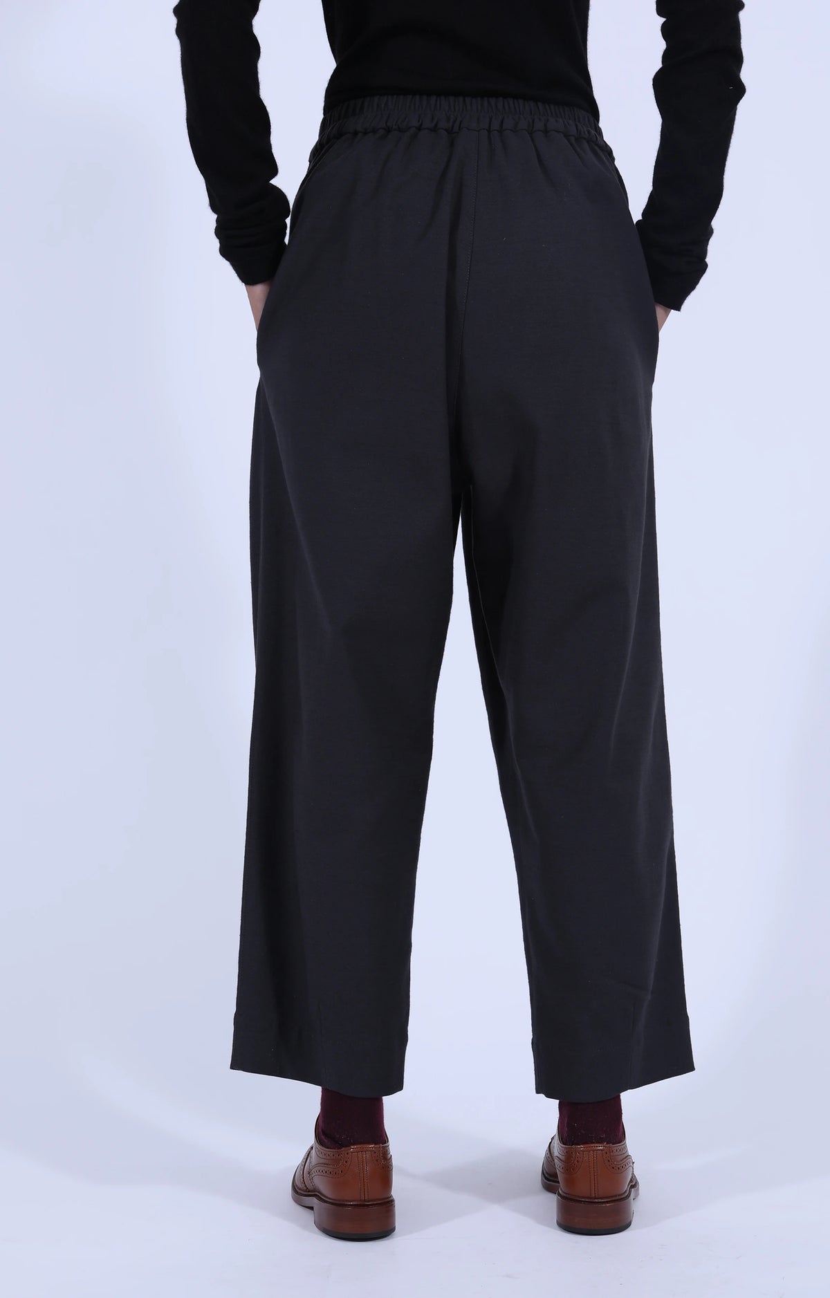 Dark Grey Pants W/Pleats