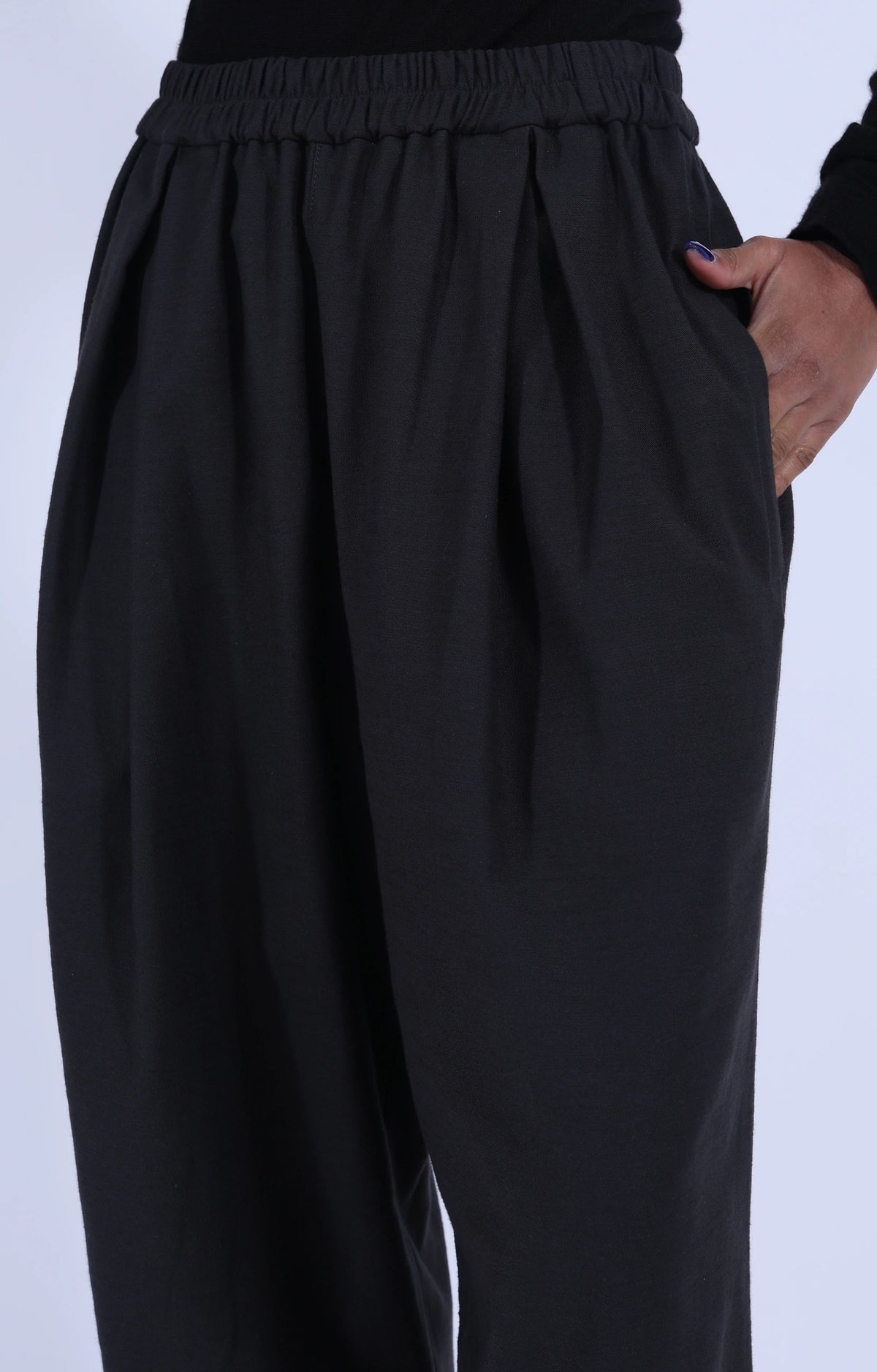 Dark Grey Pants W/Pleats
