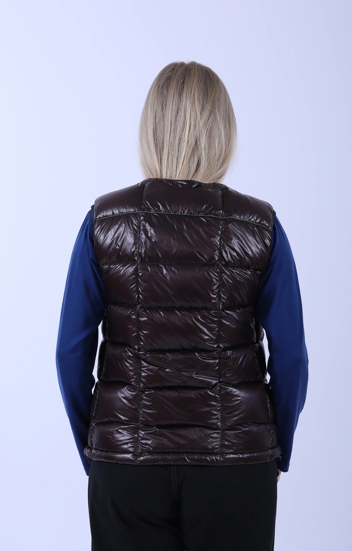 Diamond Down Vest 2 D.Brown