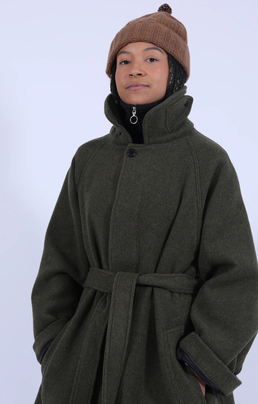 Military Trench Avocado