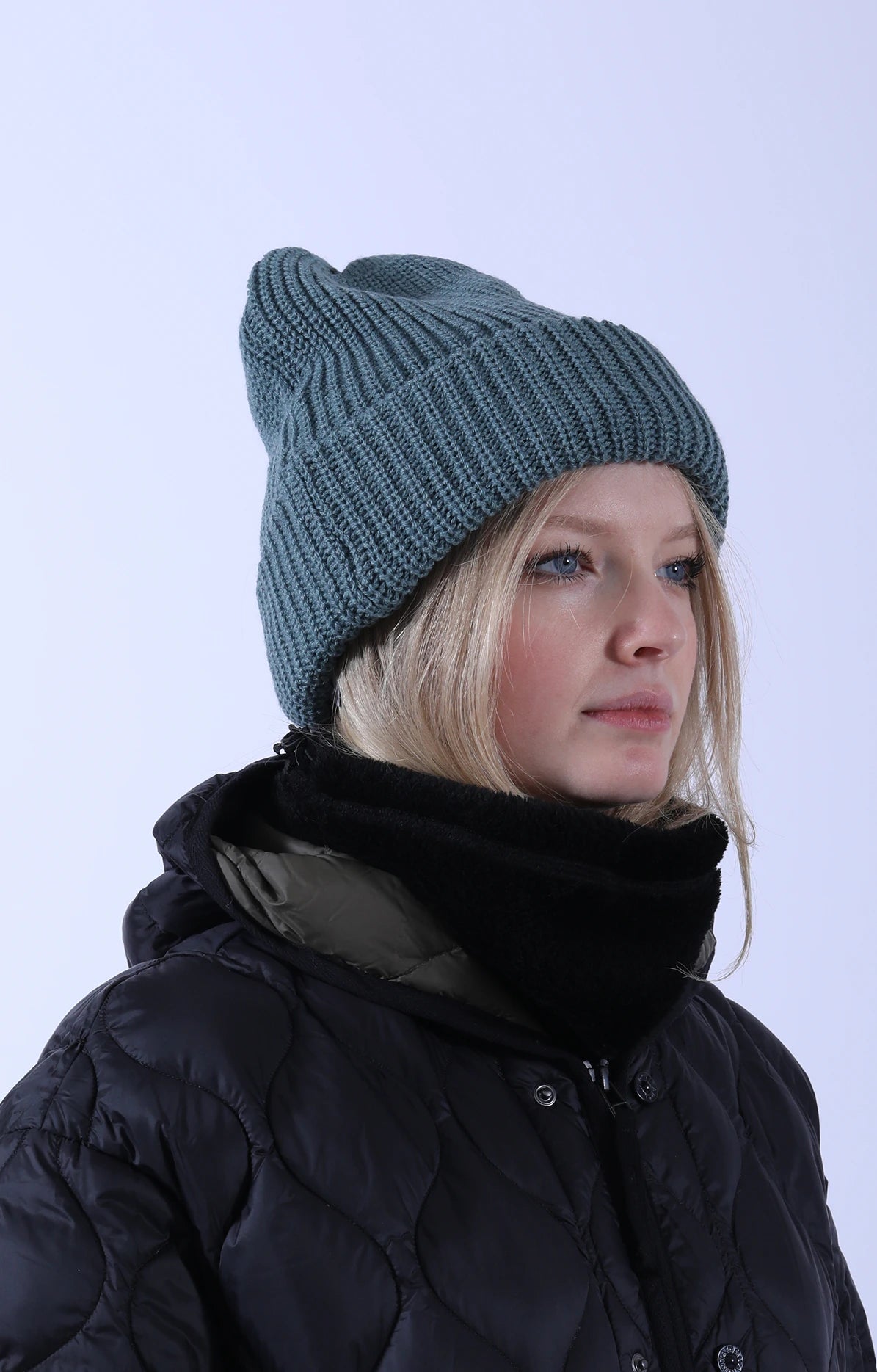 Cozy Chunky Beanie Cadet Blue