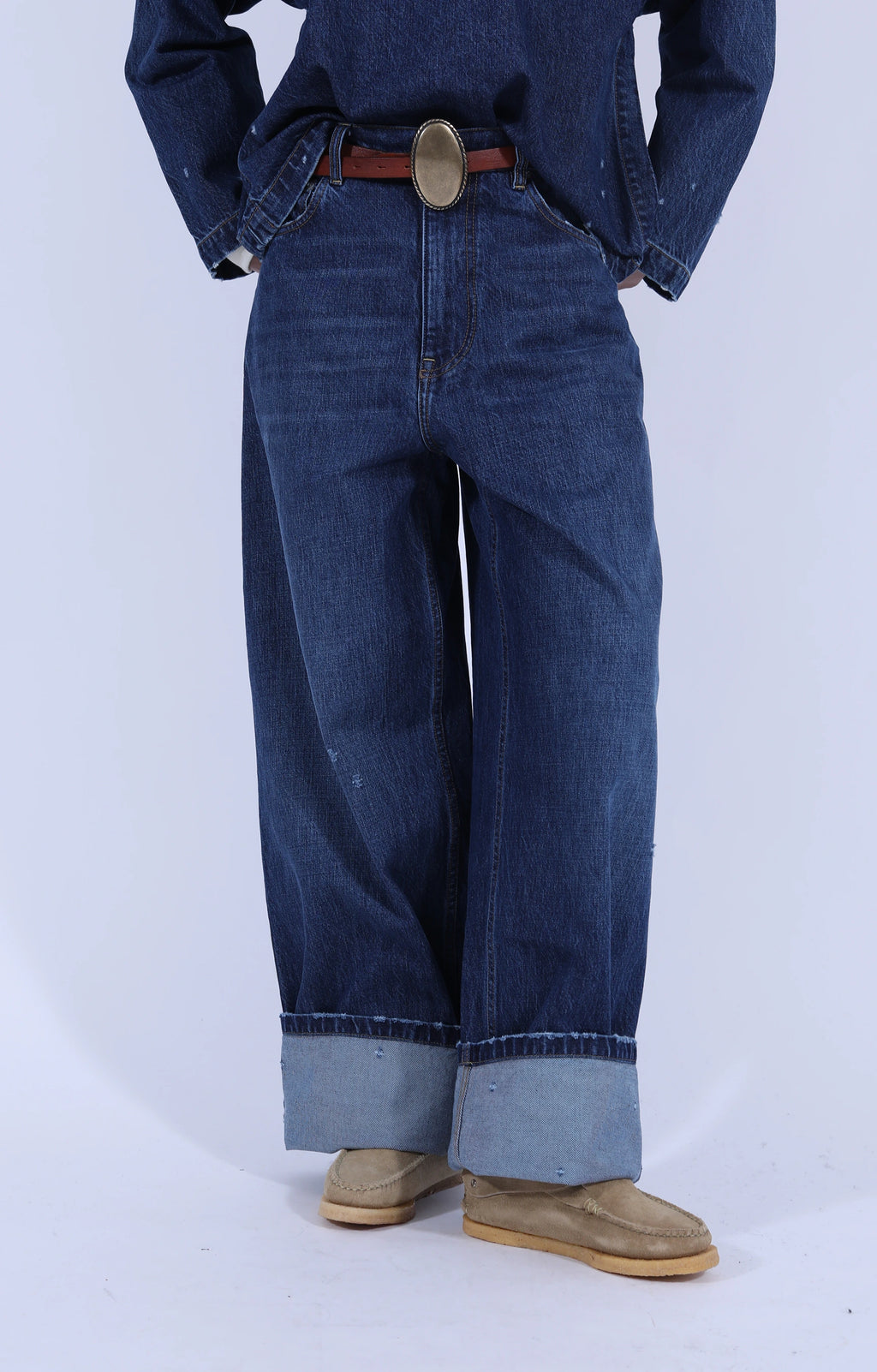 Janet Denim Erosion Blue