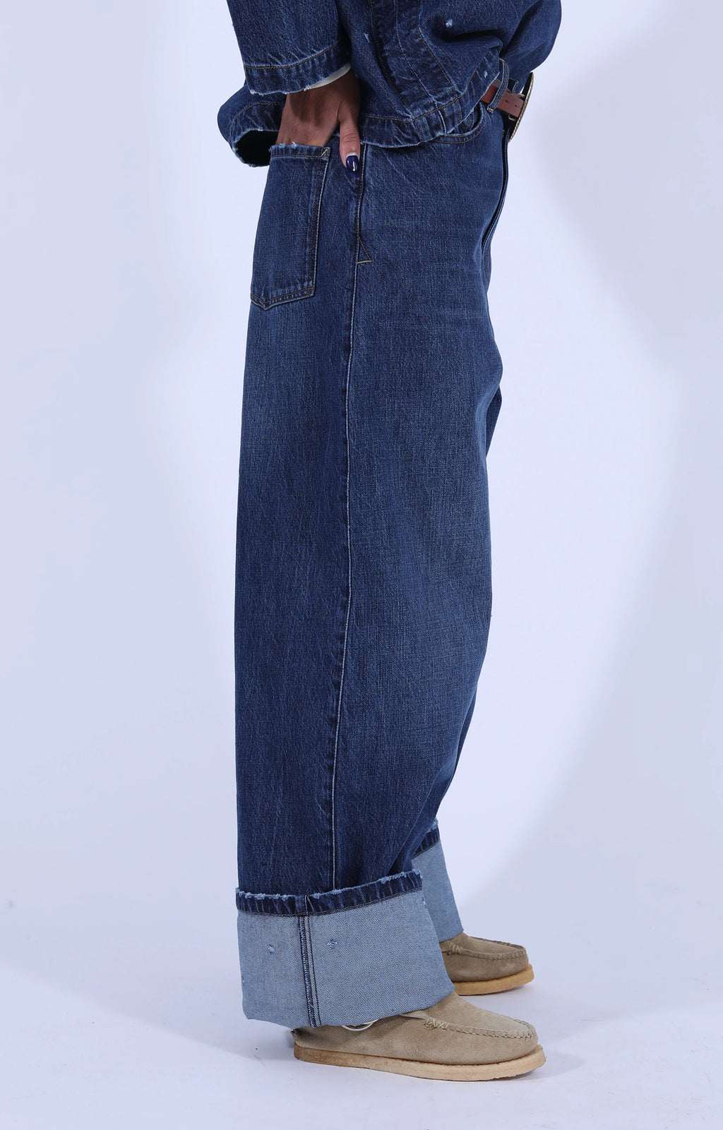 Janet Denim Erosion Blue