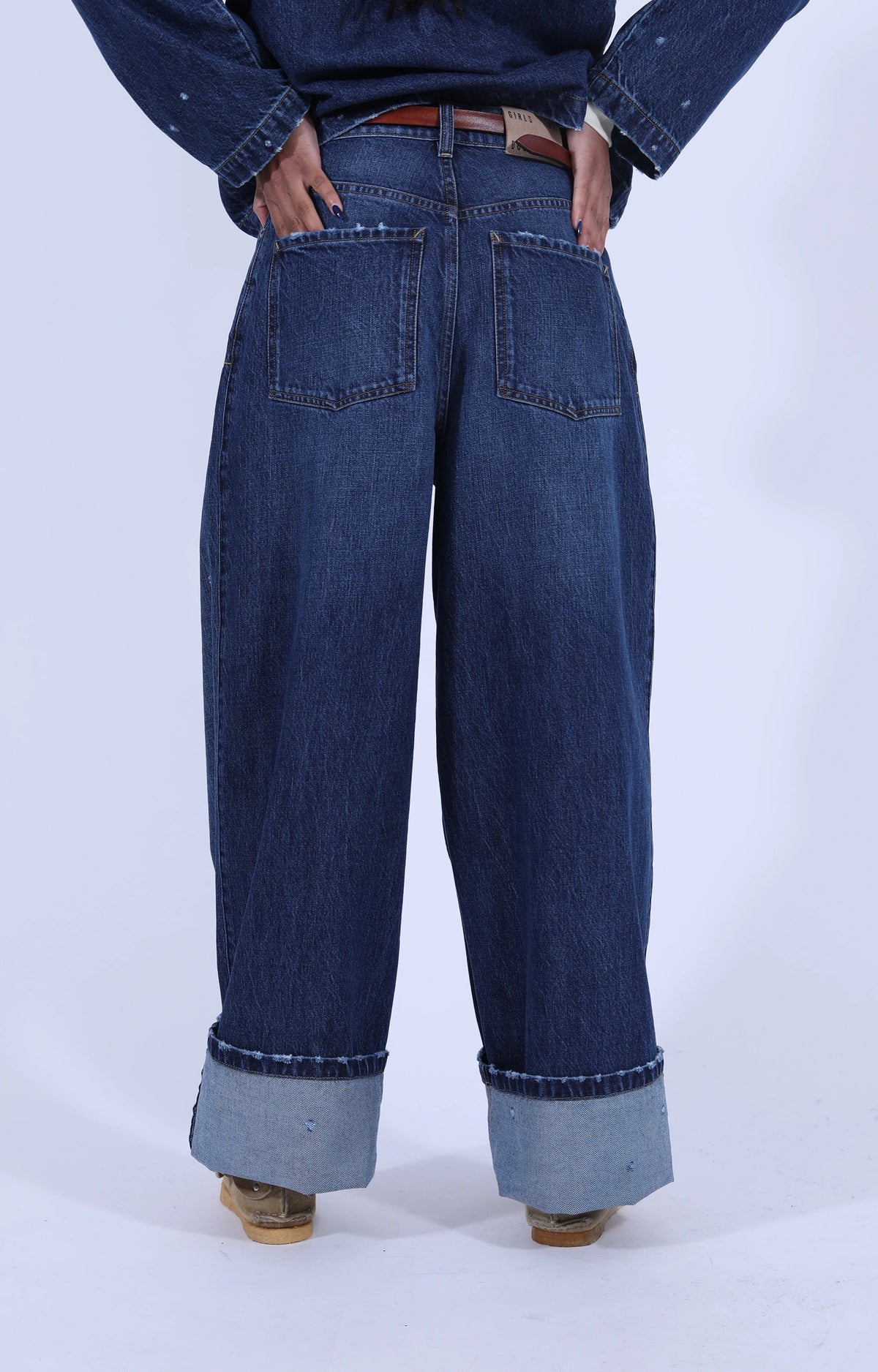 Janet Denim Erosion Blue