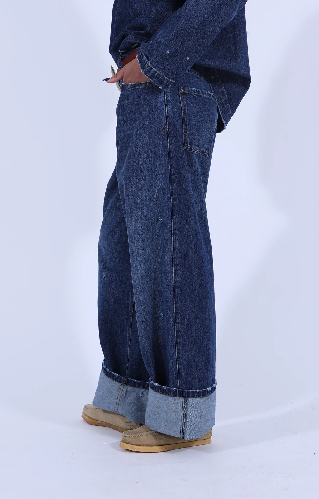Janet Denim Erosion Blue