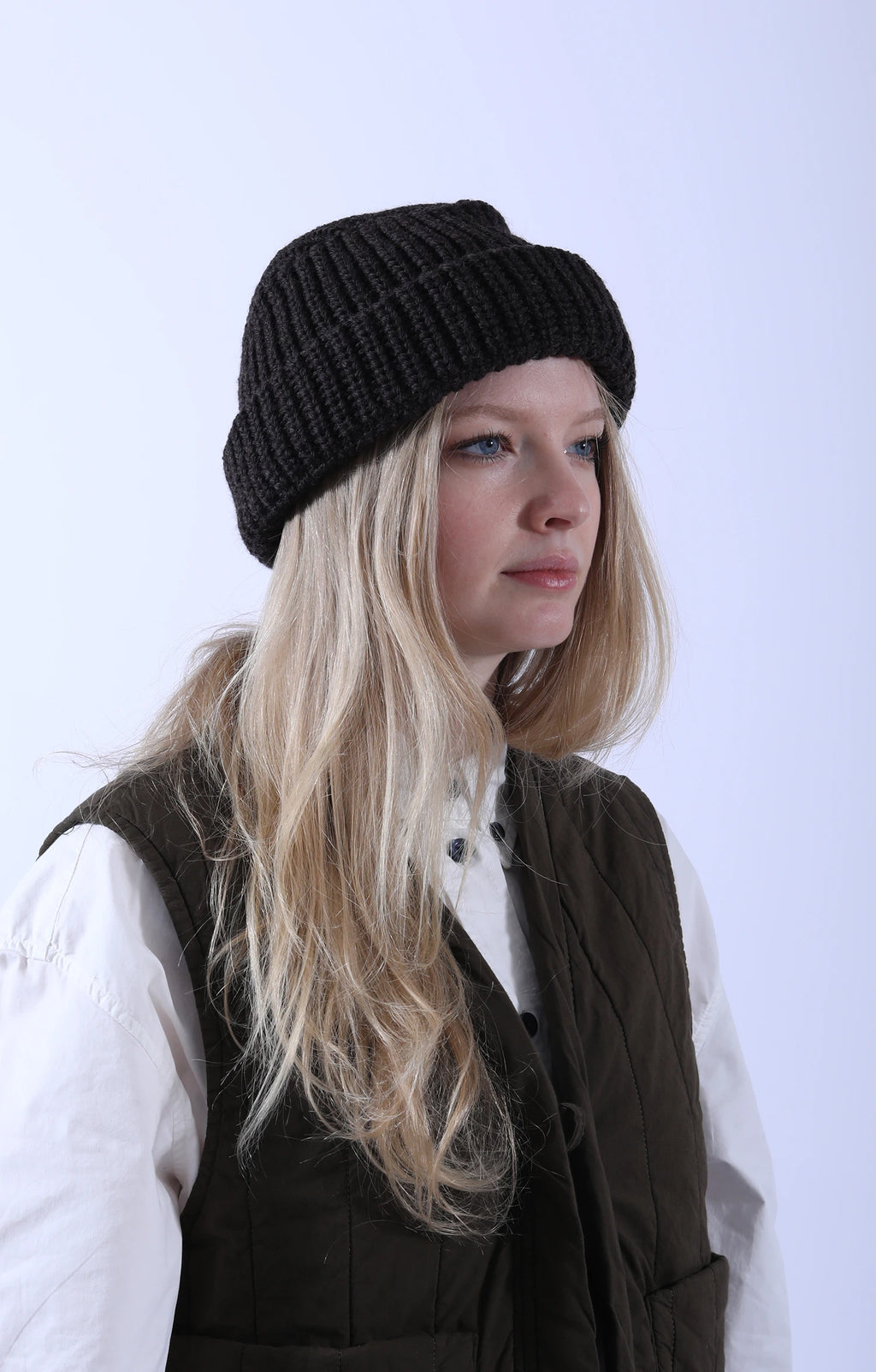 Wool Watch Cap Brown