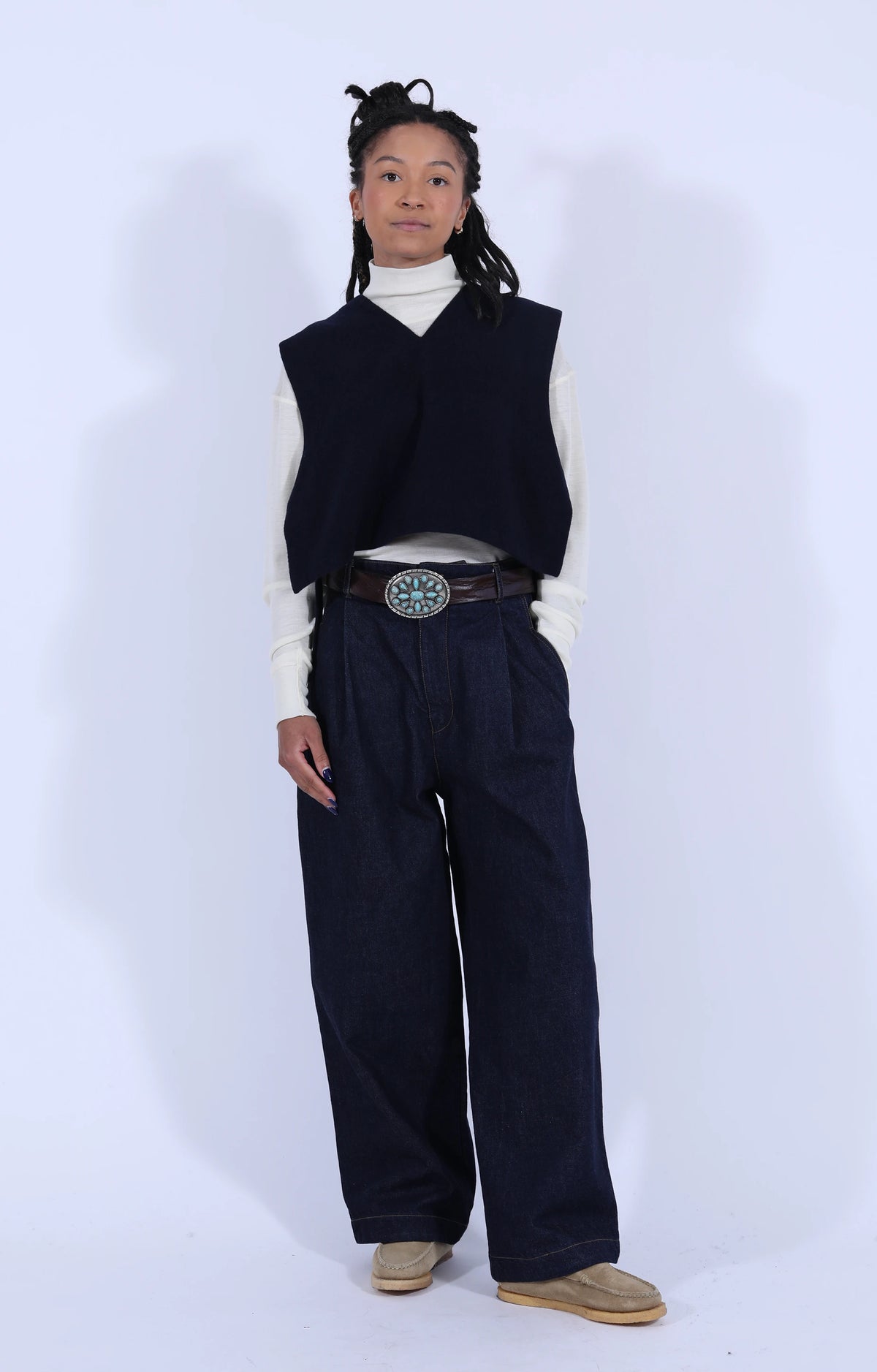 British Worker Carpenter Jeans Century Denim Blue