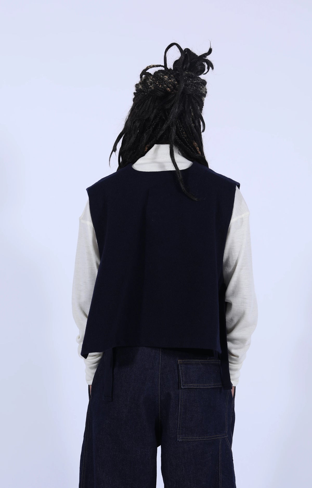 Vee Vest Pachuca Wool Navy