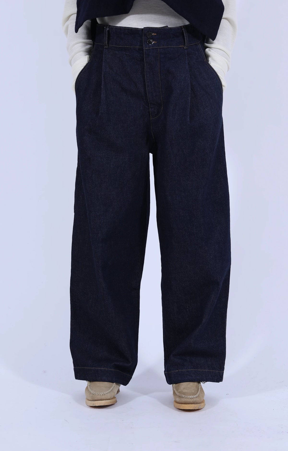 British Worker Carpenter Jeans Century Denim Blue