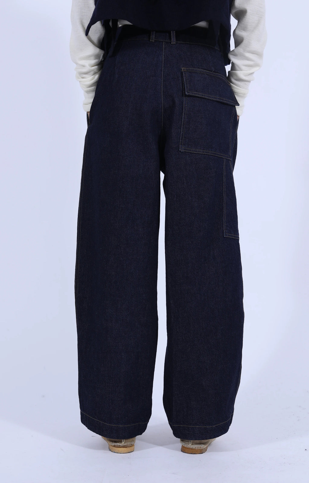 British Worker Carpenter Jeans Century Denim Blue
