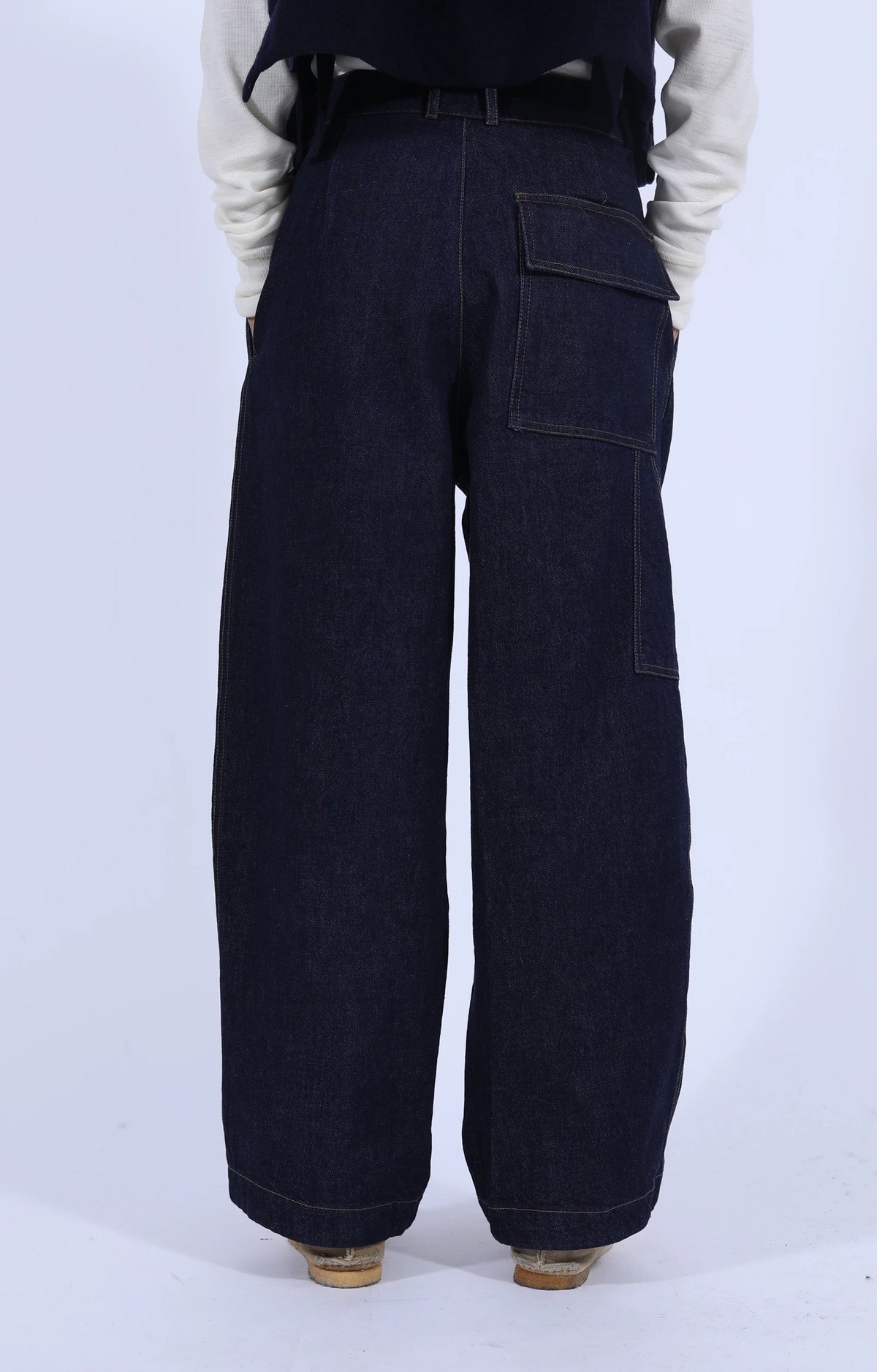 British Worker Carpenter Jeans Century Denim Blue