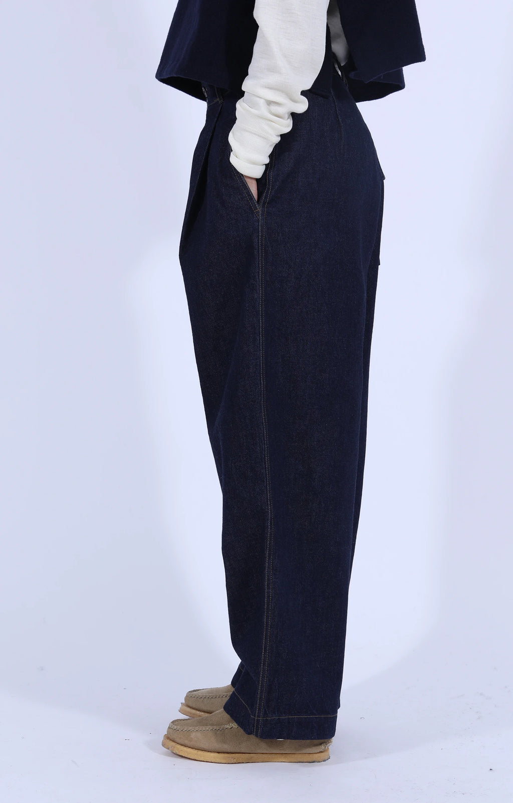 British Worker Carpenter Jeans Century Denim Blue
