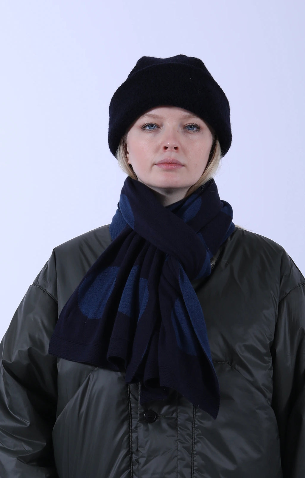 Shawl Muffler Duck Porthole Dot