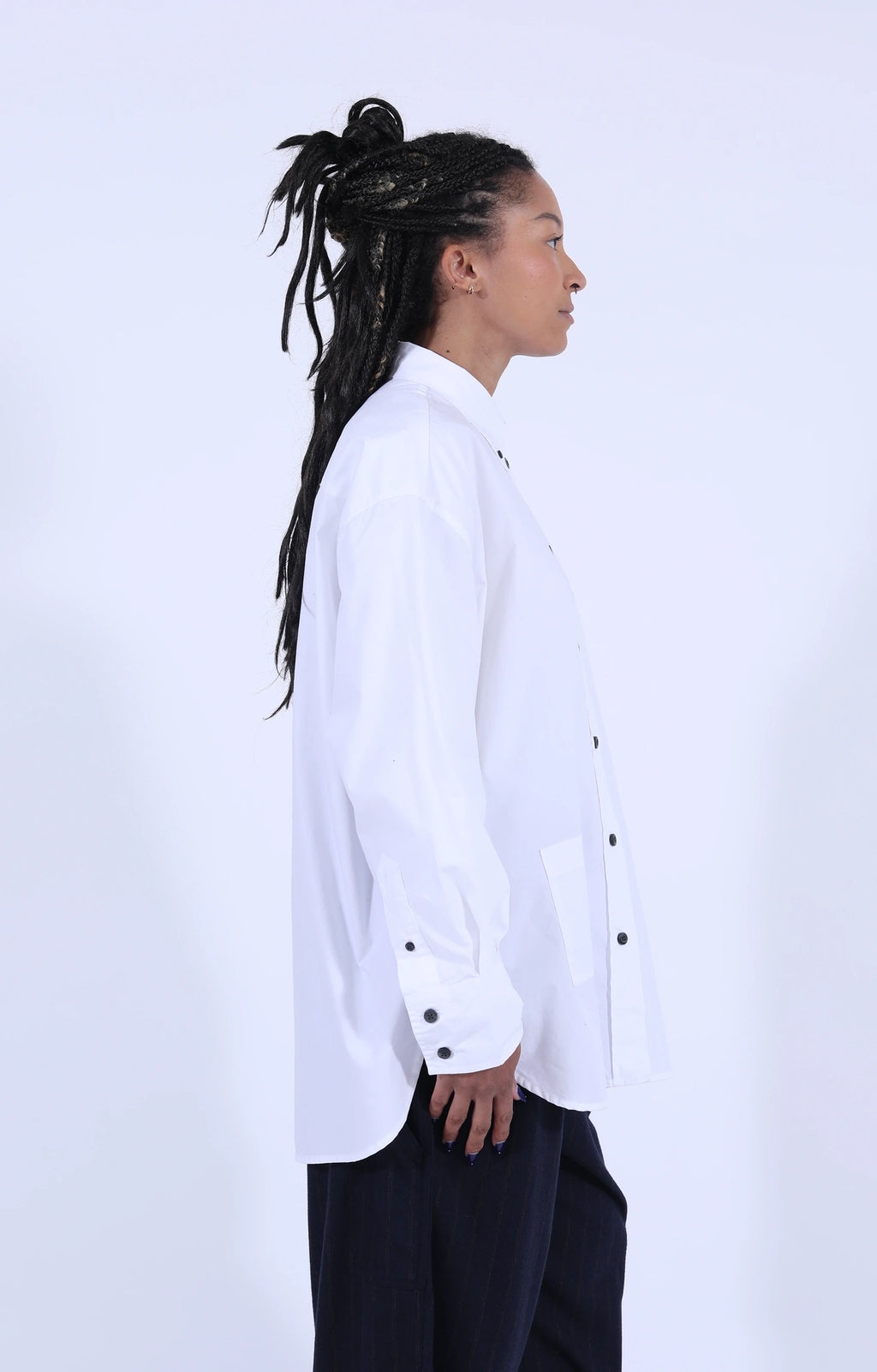 G.O.D Icon Shirt Poplin White