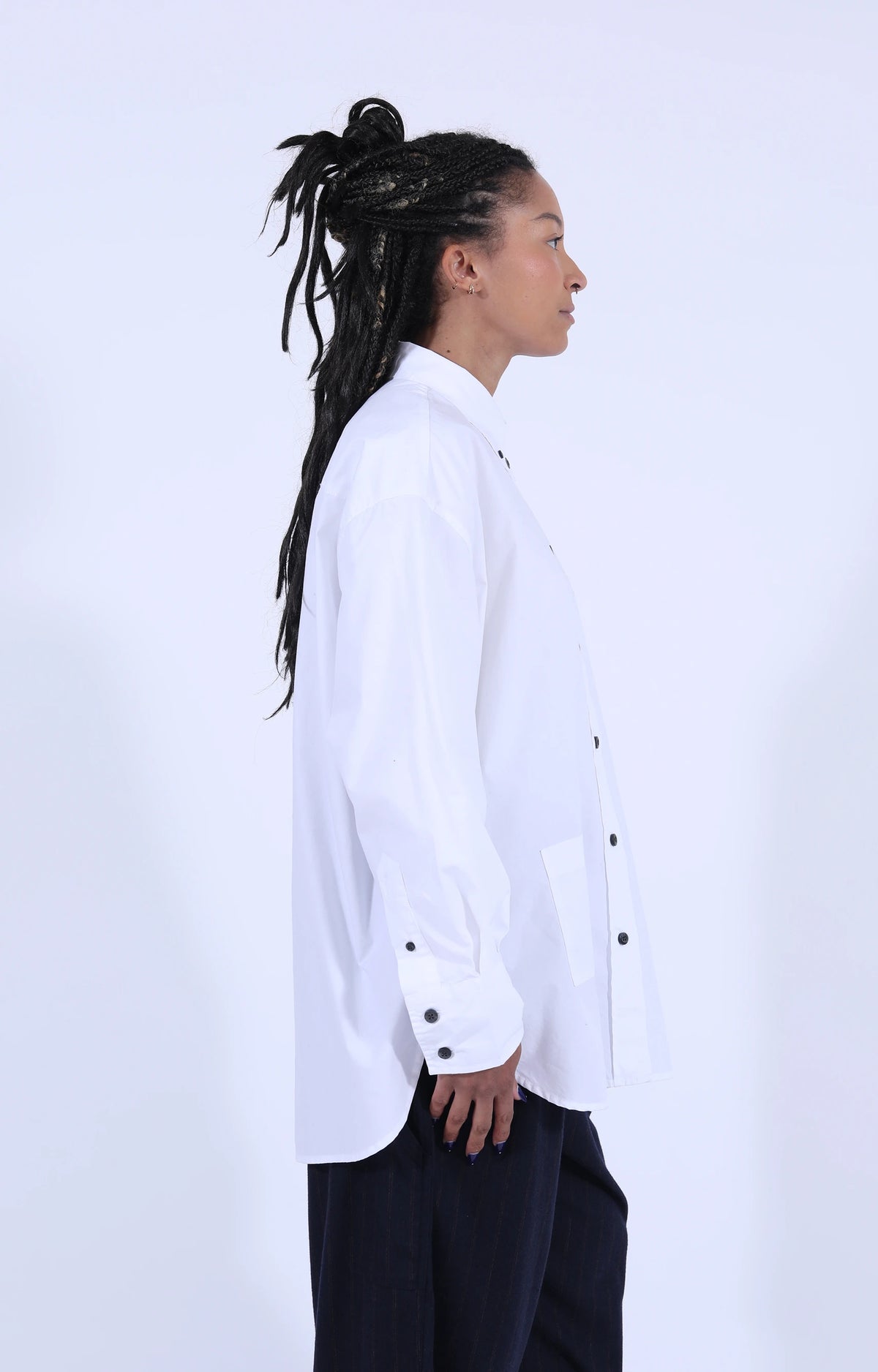G.O.D Icon Shirt Poplin White