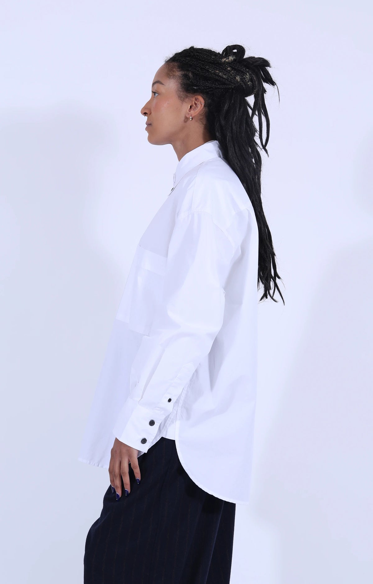 G.O.D Icon Shirt Poplin White