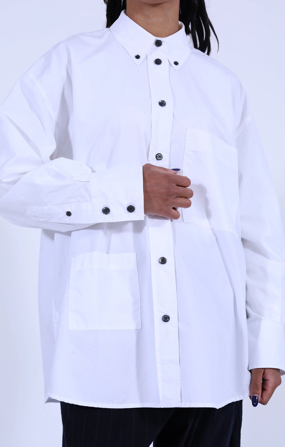 G.O.D Icon Shirt Poplin White