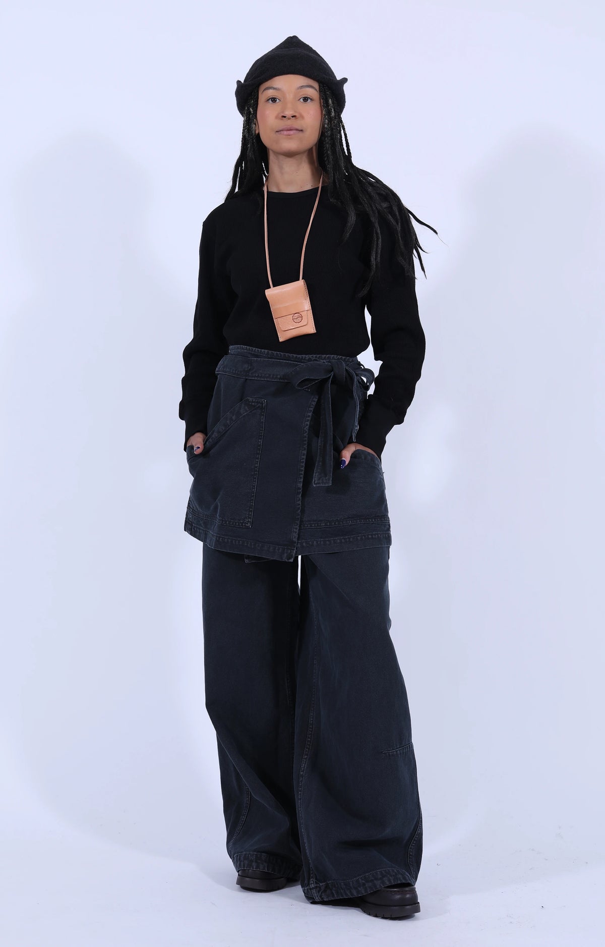 Thermal Waffle Jersey Black