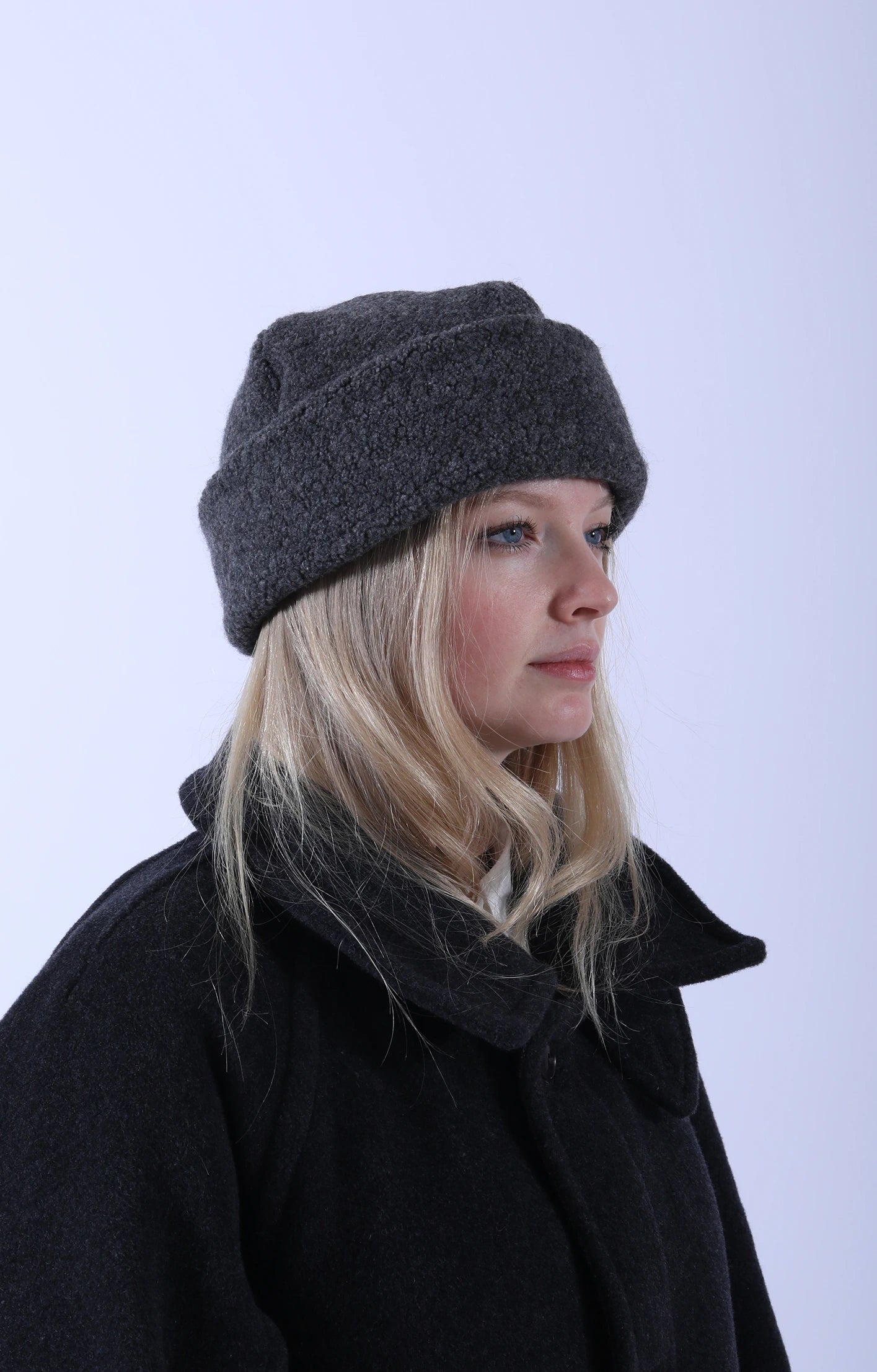 Recycle Wool Watch Cap Grey