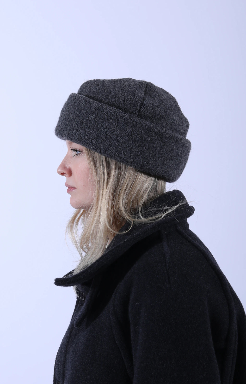Recycle Wool Watch Cap Grey