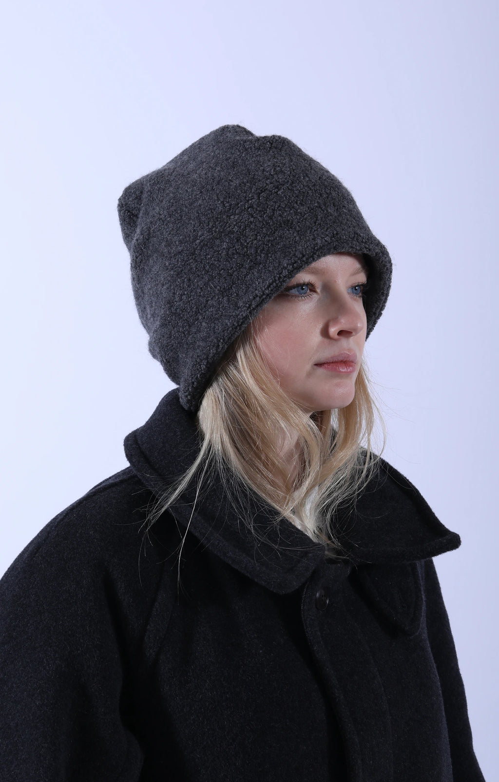 Recycle Wool Watch Cap Grey