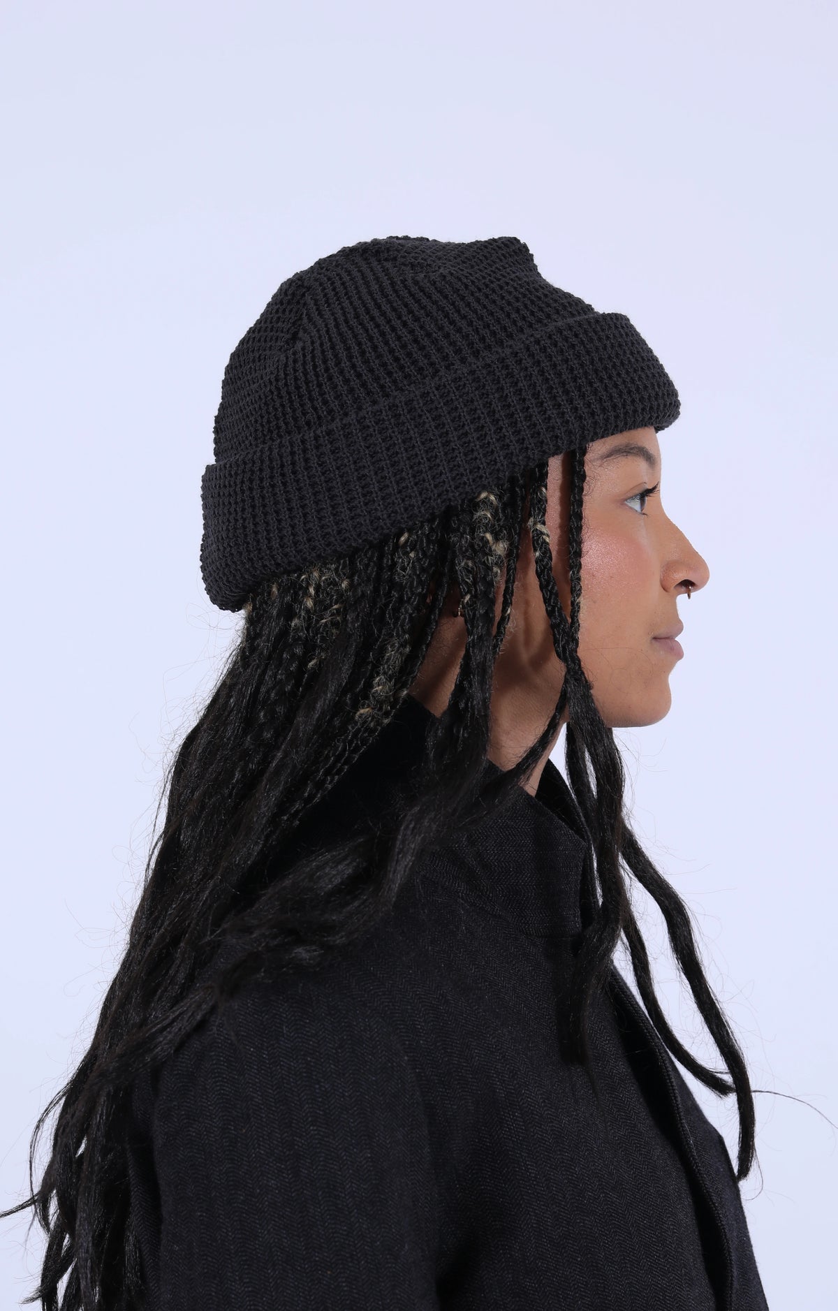 Waffle Watch Cap Charcoal