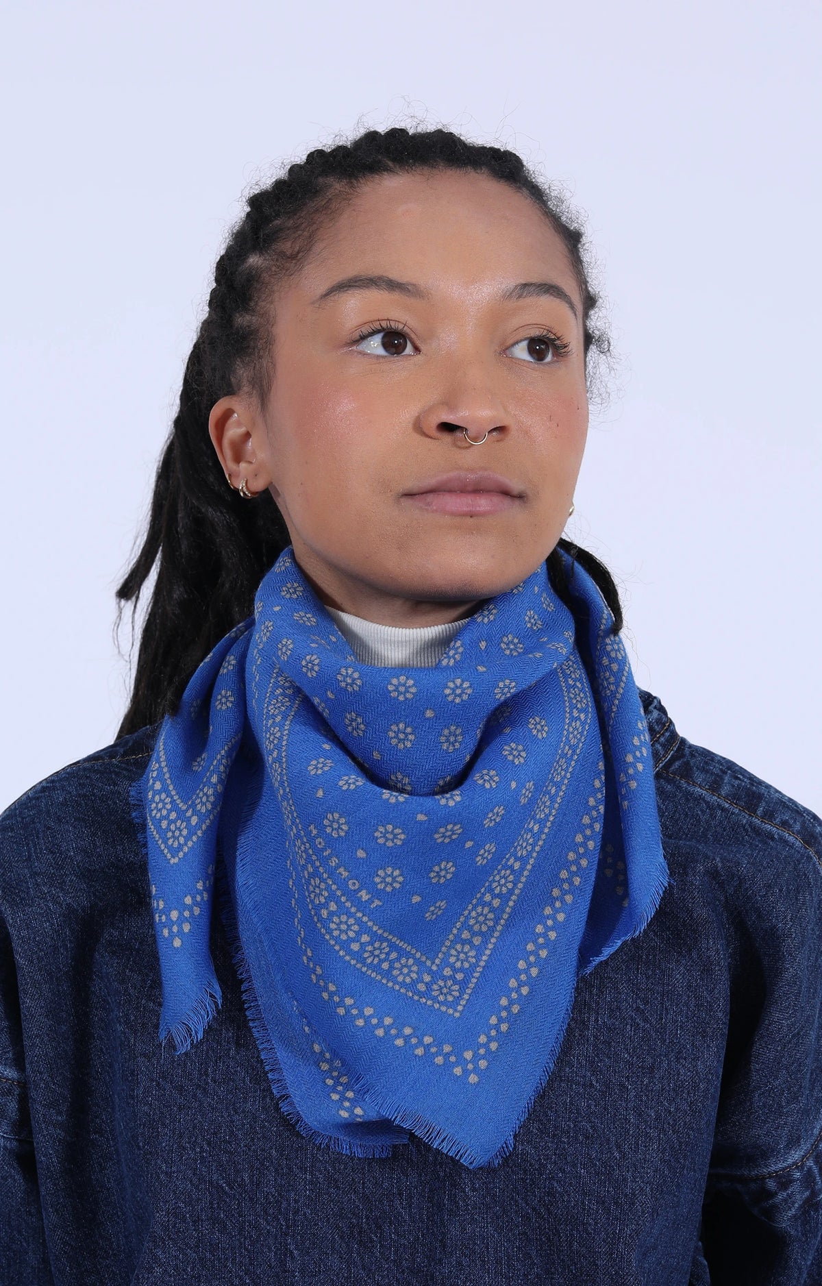 Scarf Olaf No.676 Magic Blue