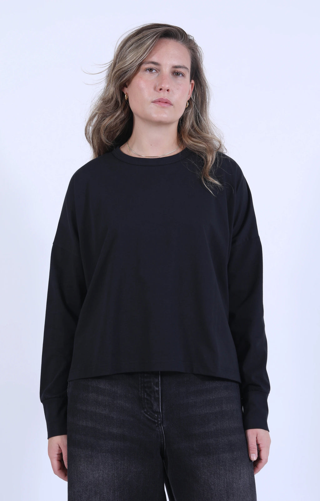 Loop Long Sleeve T-Shirt Black
