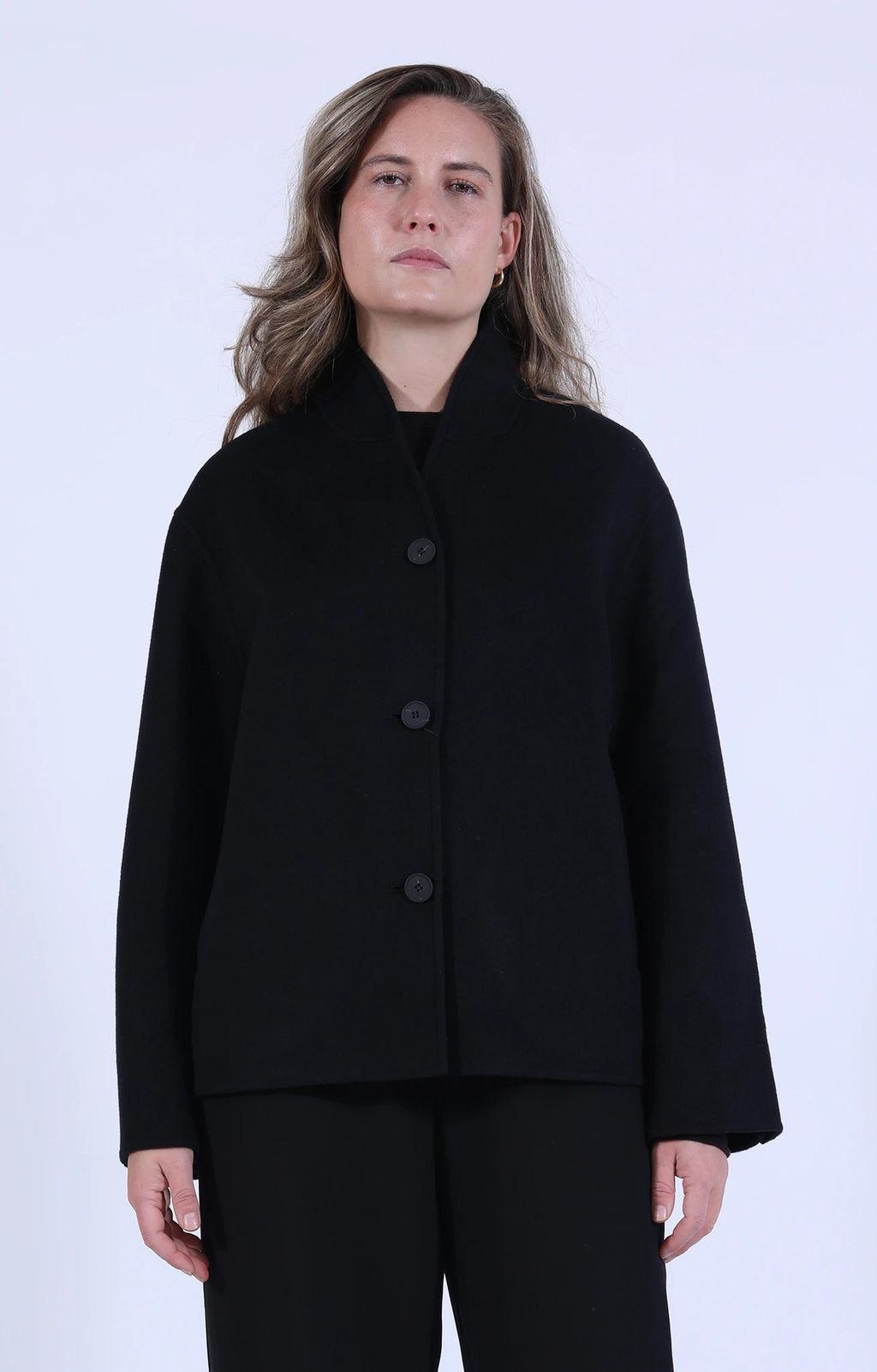 Rhine Double Faced Wool Darkest Navy
