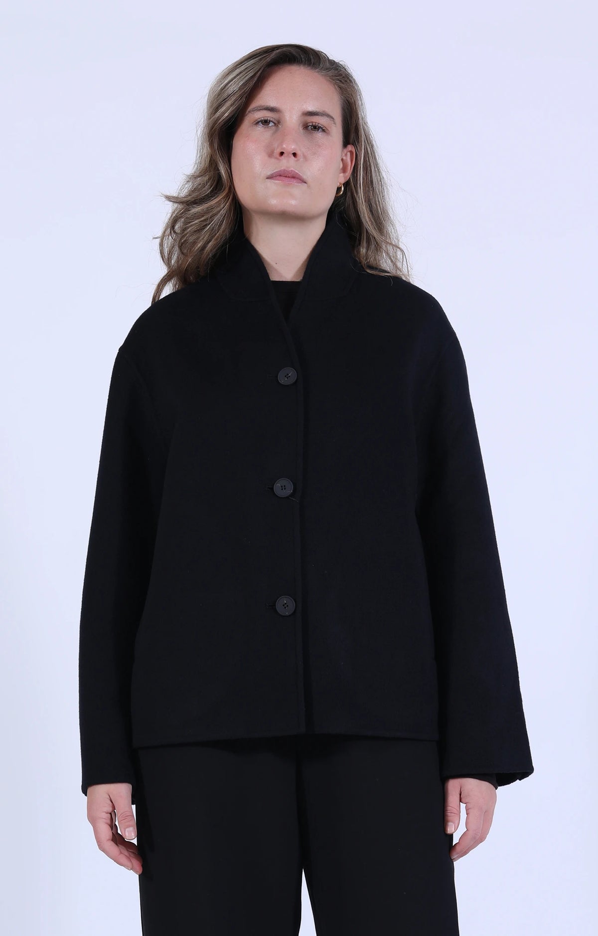 Rhine Double Faced Wool Darkest Navy