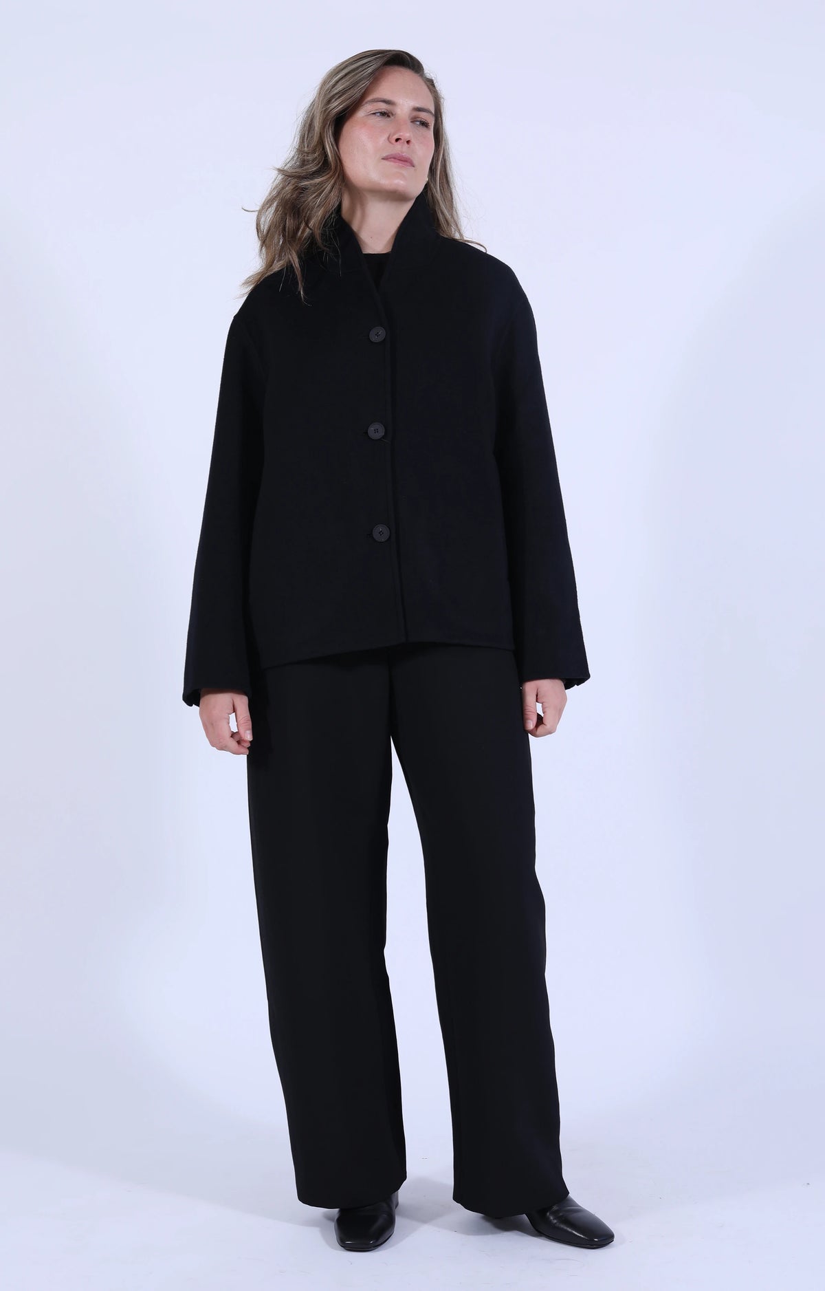Rhine Double Faced Wool Darkest Navy