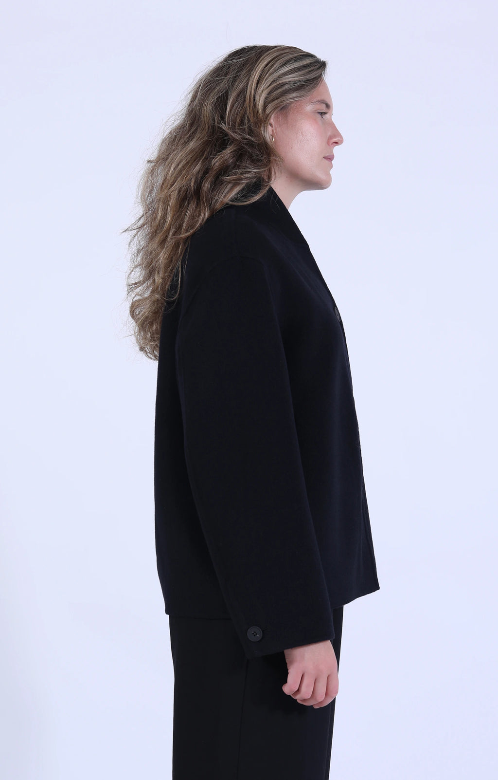 Rhine Double Faced Wool Darkest Navy