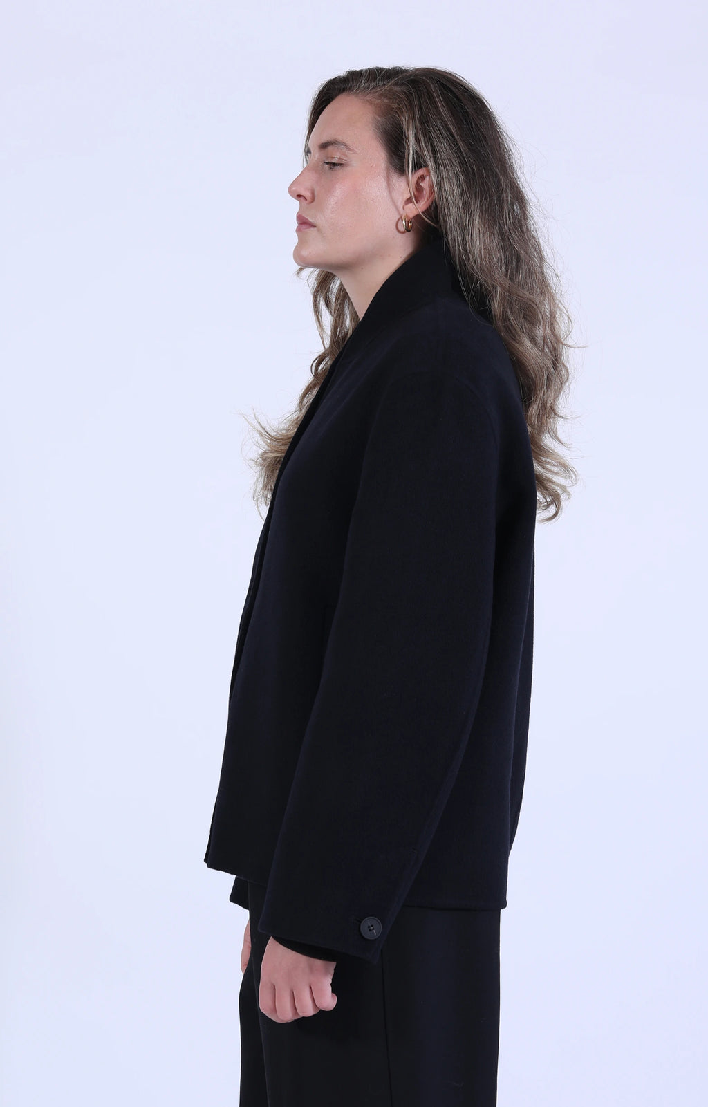Rhine Double Faced Wool Darkest Navy