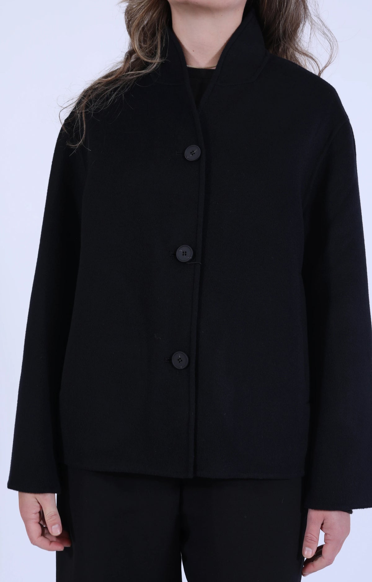 Rhine Double Faced Wool Darkest Navy