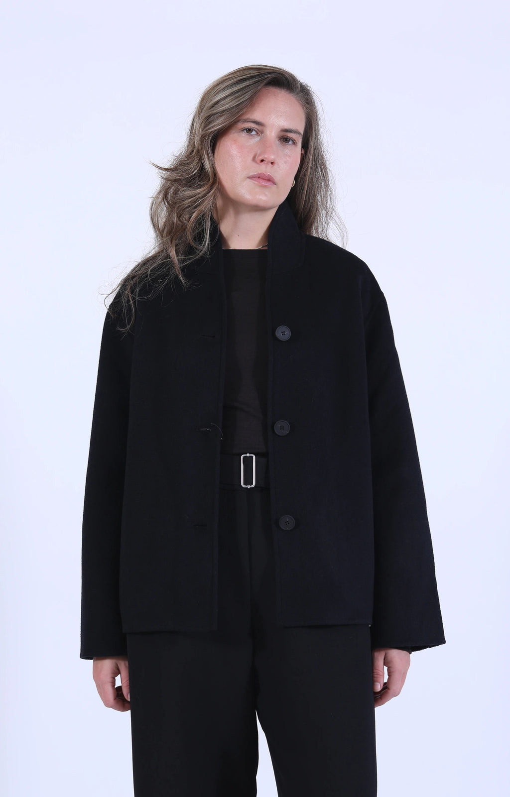 Rhine Double Faced Wool Darkest Navy