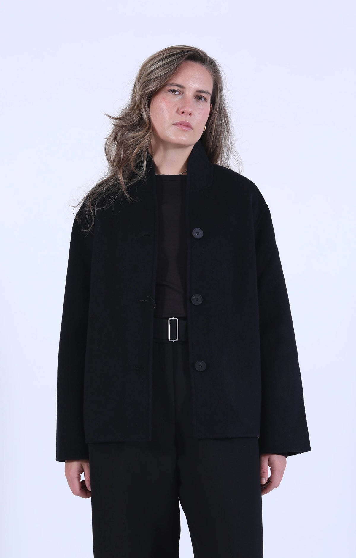Rhine Double Faced Wool Darkest Navy